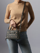 Handtas Silia Guess Zwart silia GP989076-vue-porte